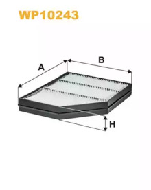 WIX FILTERS wp10243 -  Фильтр воздуха в салоне